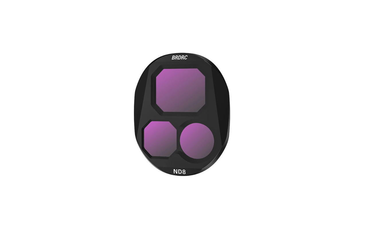 Auf dem Bild ist ein ND8 Filter für die DJI Mavic 4 Pro zu sehen. 
