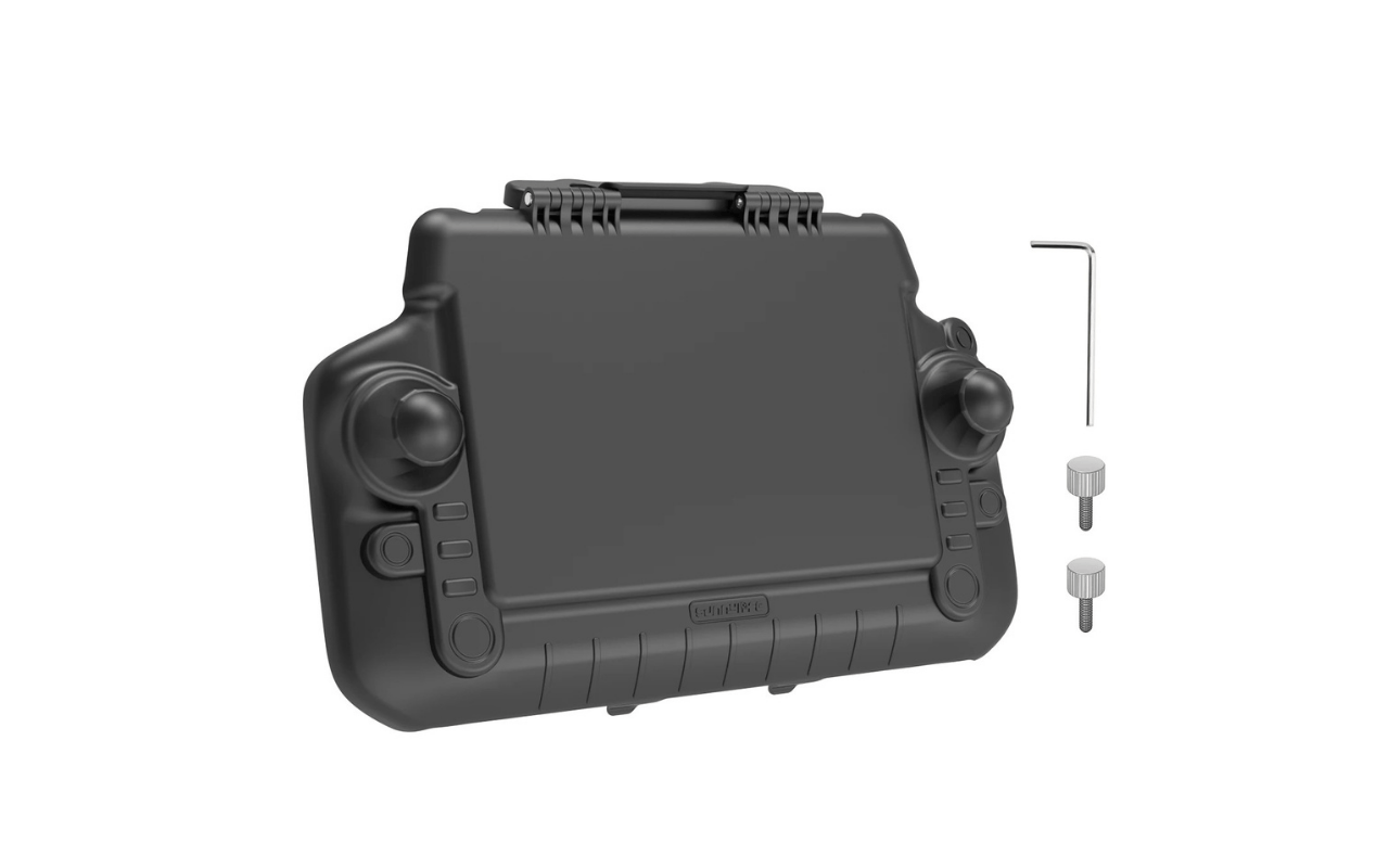 Auf dem Bild ist ein Sonnenblendenschutz für den DJI RC Plus & RC Plus 2 Controller zu sehen